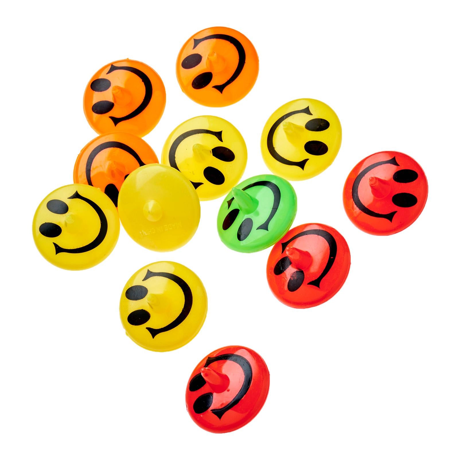 Mini Smiley Face Spinning Top – cgsparty