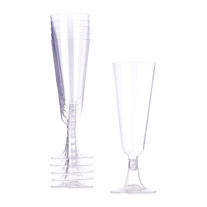 White plastic deals champagne flutes asda