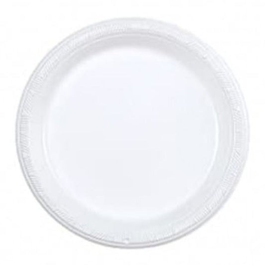 Plastic Plates (White)