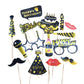 15pc Hotstamp Photo Booth Props Set (Happy Birthday)