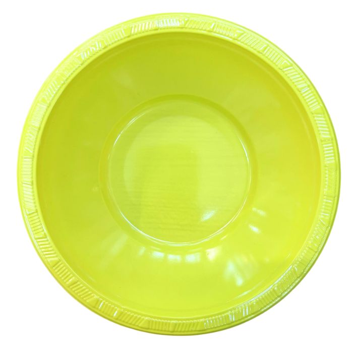 17cm Solid Color Plastic Bowls