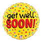 18 Inch Get Well Bright Dots Foil Balloon BL26373