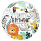 18 Inch Jungle Animal Get Wild Birthday Foil Balloon A4287701