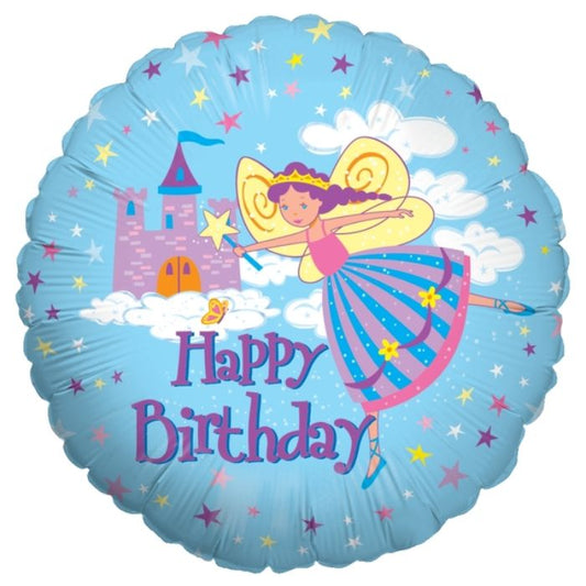 18 Inch Fairy Princess Birthday Foil Balloon BL86165P