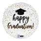 18 Inch Satin Graduation Round Foil Balloon BL26177P