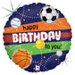 18 Inch Sports Birthday Round Foil Balloon BL36979