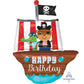 27 Inch Birthday Pirate Foil Balloon A35610