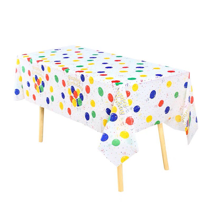 Happy Birthday Balloon Tablecover