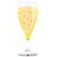 39 Inch Bubbly Wine Champagne Glass Shape Foil Balloon Q16269