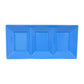 3 Compartment Rectangle Plastic Plates (3pc)