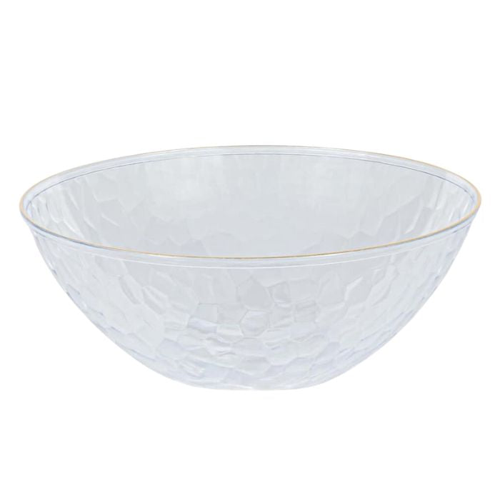 5.5" Premium Transparent Plastic Bowl (8pcs)