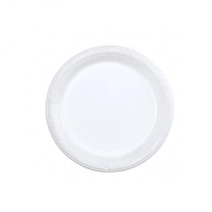 Plastic Plates (White)