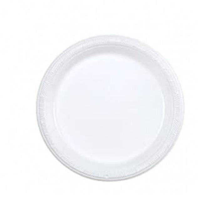 Plastic Plates (White)