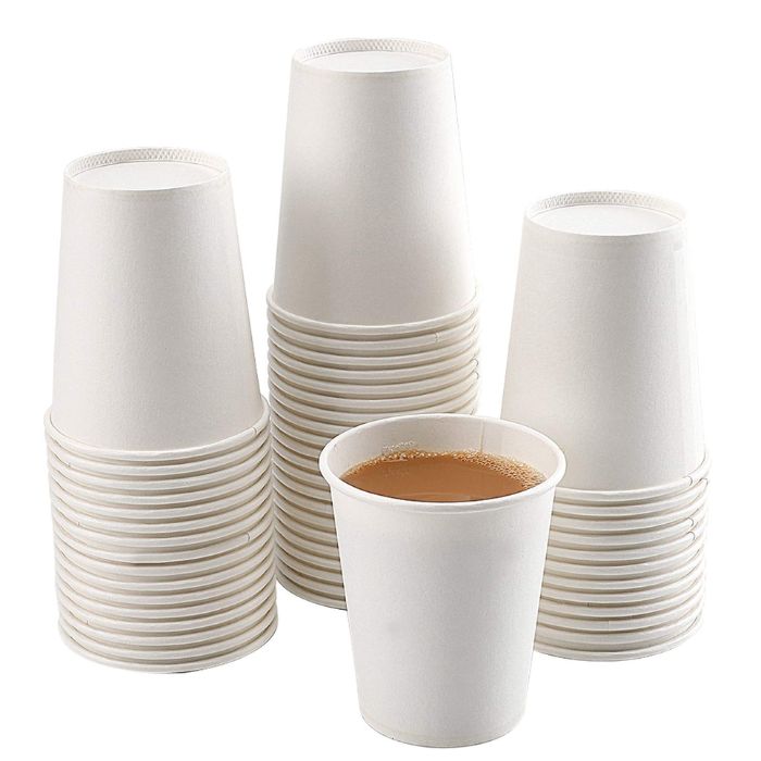 8oz Paper Cups White (50pcs)