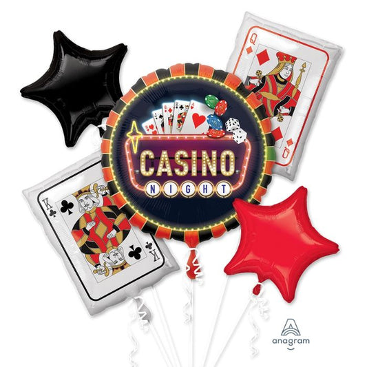 Casino Royale Balloon 5pc Bouquet 39707