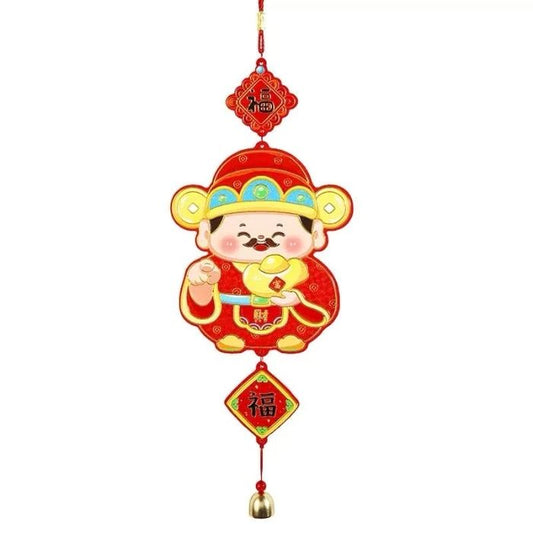 CNY 20x59cm God of Fortune Hanging Decoration (25GD-36)