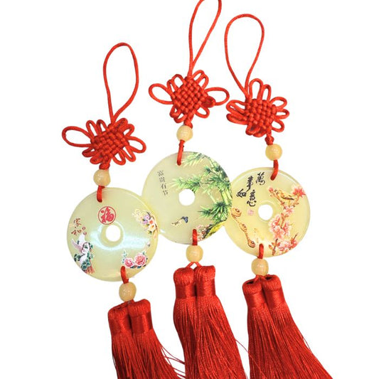 CNY 6cm Glow Jade Hanging Decoration Tassel (Small)