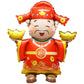 CNY Mini Cai Shen God Of Fortune w Ingot Balloon Display