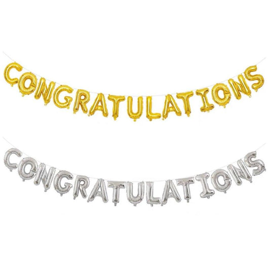 16inch Congratulations Foil Balloon Set T-100