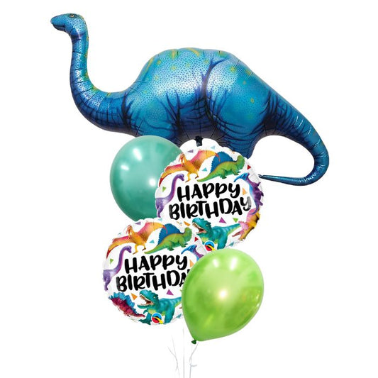 Apatosaurus Dinosaur Theme Helium Balloon Bouquet