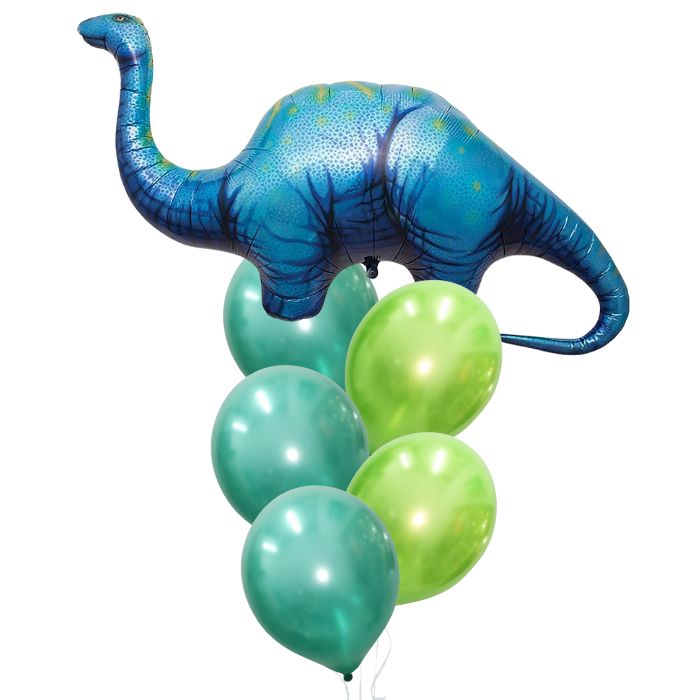 Apatosaurus Dinosaur Theme Helium Balloon Bouquet