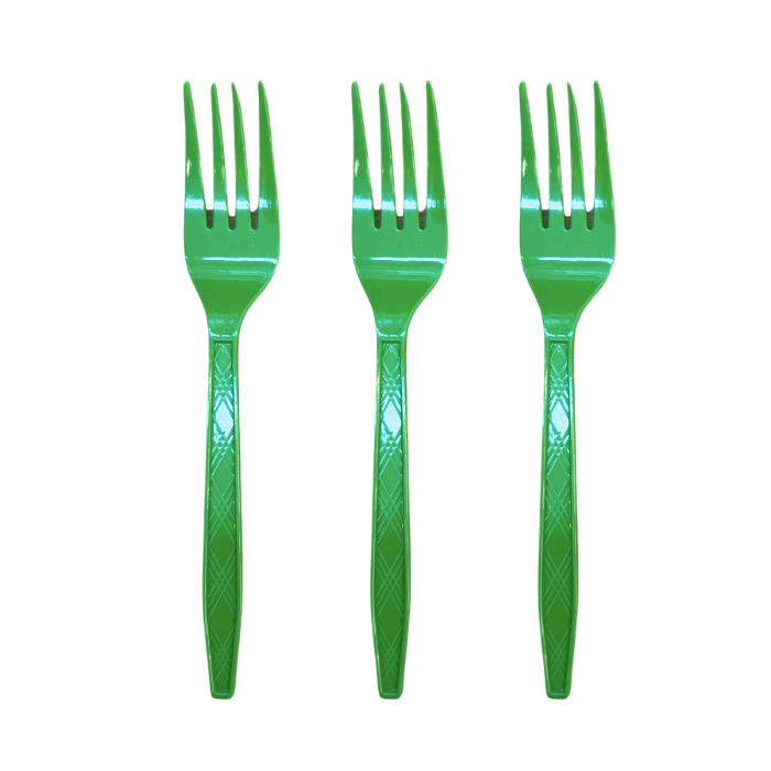 7inch Solid Color Plastic Cutlery (20pc)