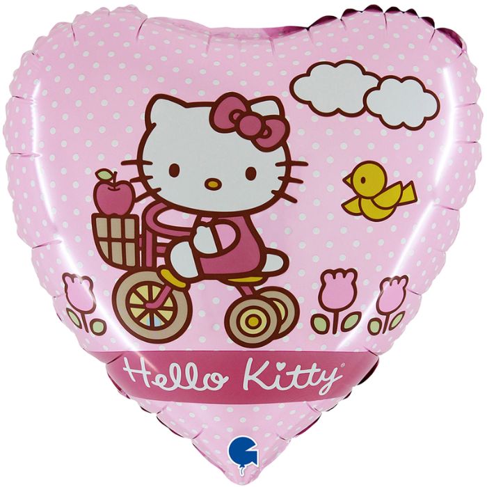 18 Inch Heart Hello Kitty on Bike Balloon GBL18020IP