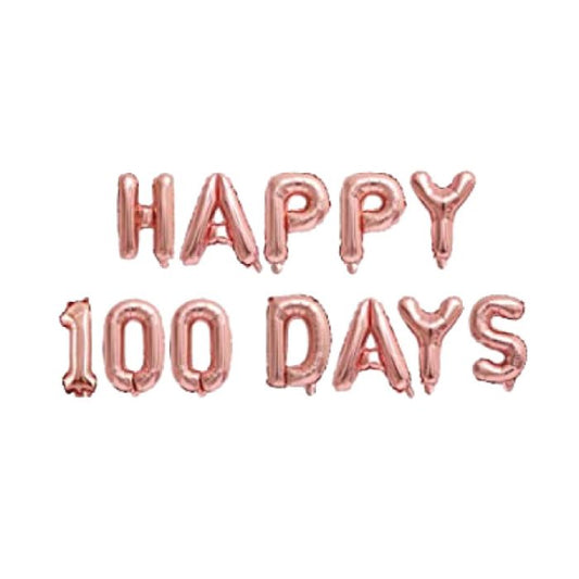 16inch Happy 100 Days Foil Balloon Set