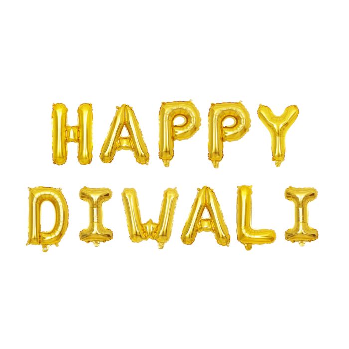 16inch Happy Diwali Foil Balloon Set