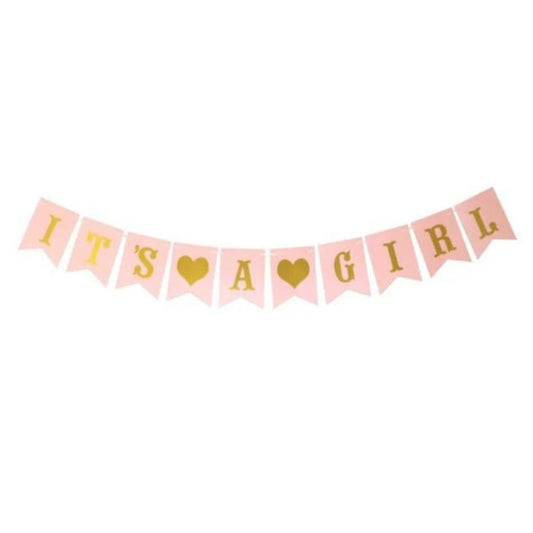 It's a Girl Flag Banner JQ80314