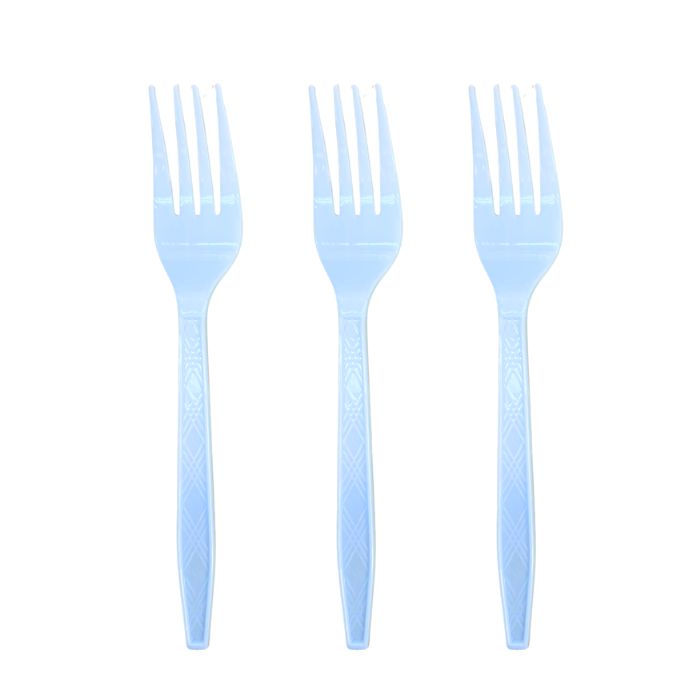 7inch Solid Color Plastic Cutlery (20pc)