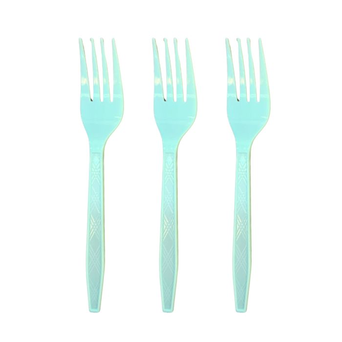 7inch Solid Color Plastic Cutlery (20pc)