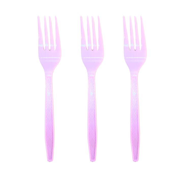 7inch Solid Color Plastic Cutlery (20pc)