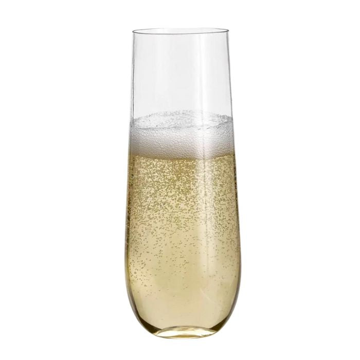 9oz Stemless Champagne Flute Plastic PET Cup