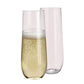 9oz Stemless Champagne Flute Plastic PET Cup