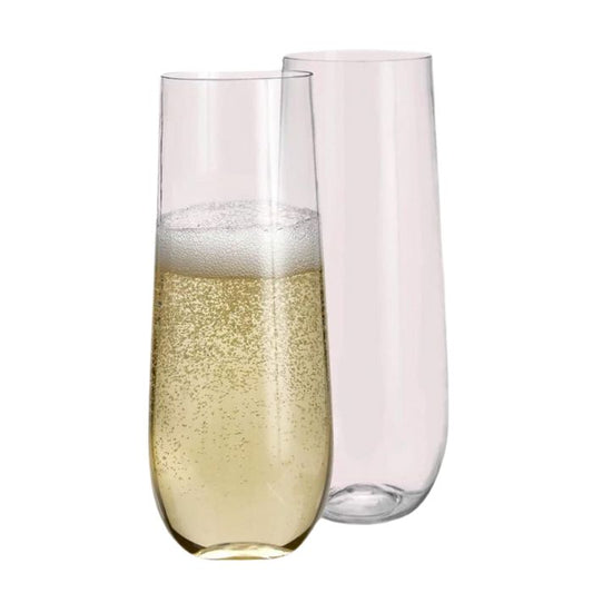 9oz Stemless Champagne Flute Plastic PET Cup