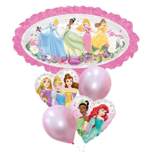 31" Disney Princess Theme Helium Balloon Bouquet