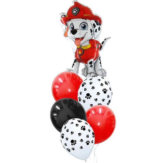 Paw Patrol Marshal Theme Helium Balloon Bouquet