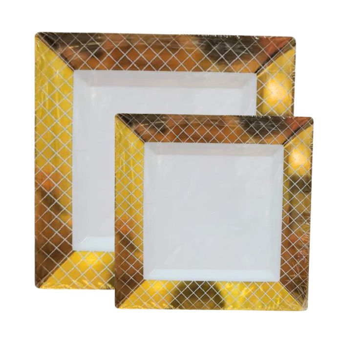 Premium Square Plastic Plates