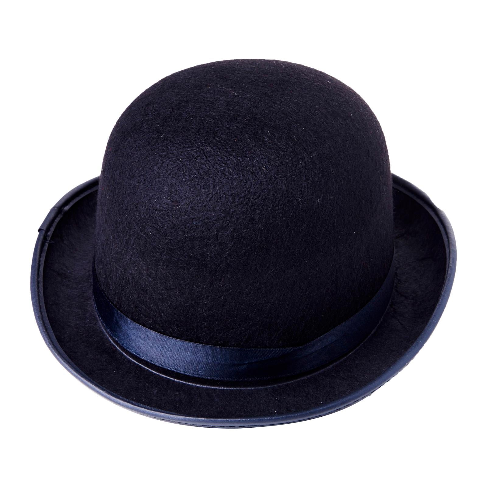 Round cheap bowler hat