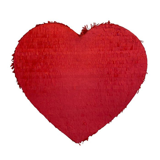 Red Heart Shape Pinata