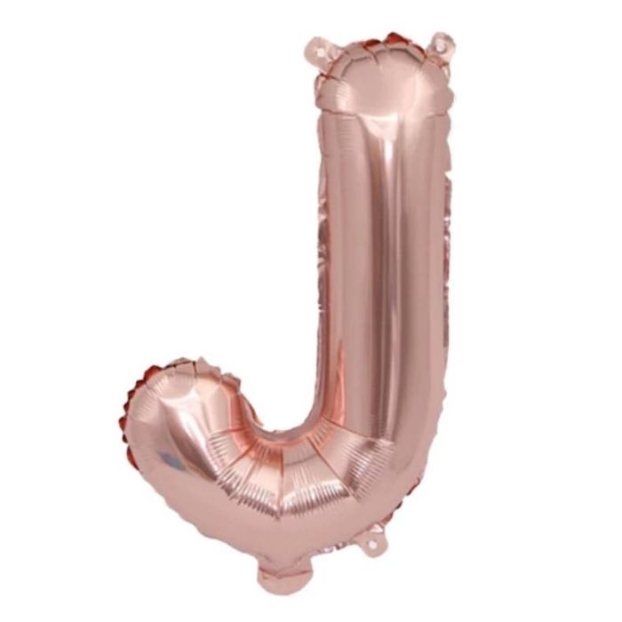 Mini Rose Gold Alphabet Foil Balloon