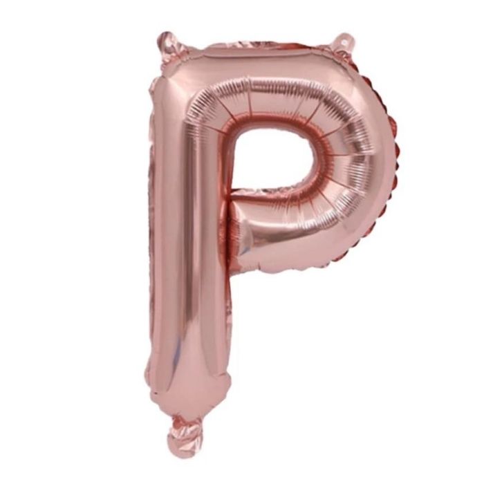 Mini Rose Gold Alphabet Foil Balloon