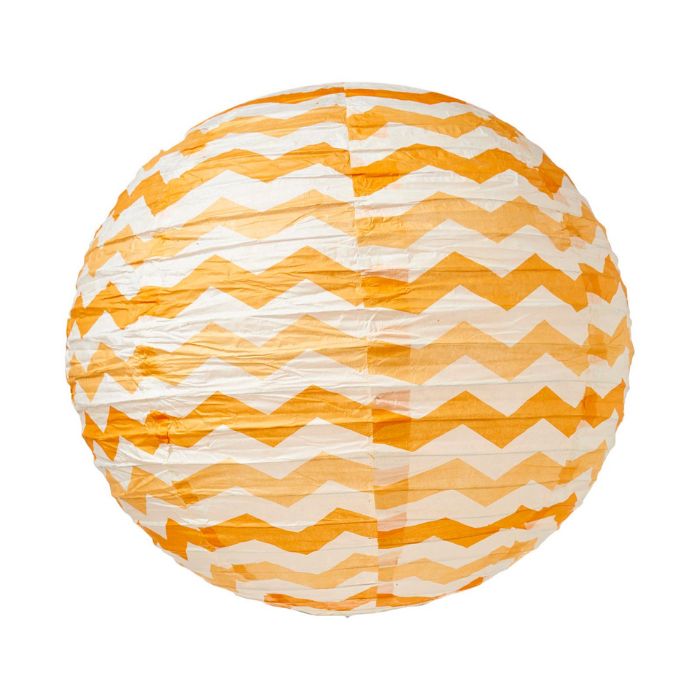 Round Chevron Wave Colored Paper Lantern (assorted)