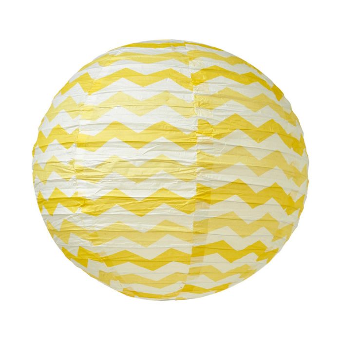 Round Chevron Wave Colored Paper Lantern (assorted)