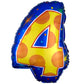 Jr. Shape Number Foil Balloon