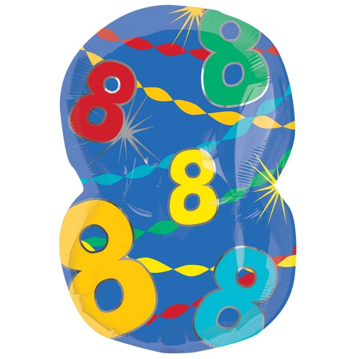 Jr. Shape Number Foil Balloon