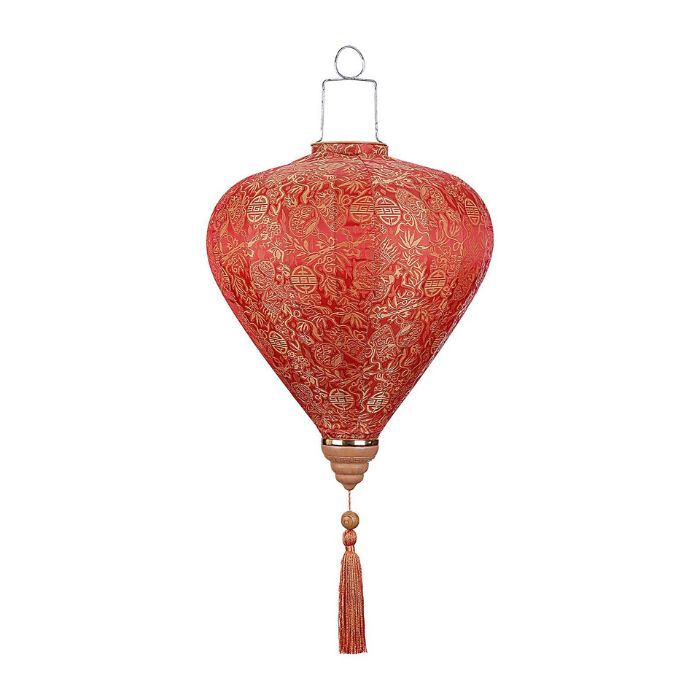 Satin Cloth Solid Colored Vietnamese Lantern