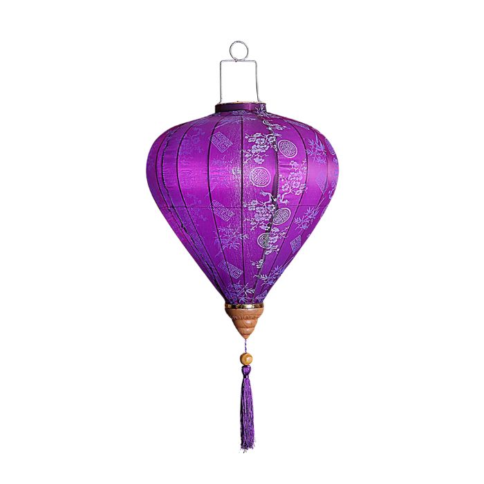 Satin Cloth Solid Colored Vietnamese Lantern