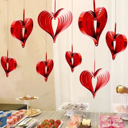 Shiny Paper Heart Decoration Set JQ80328